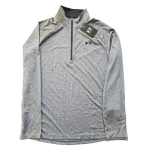 Under Armour Men’s Tech 2.0 ½ Zip Pullover – S, Carbon Heather, New w/ Tags
